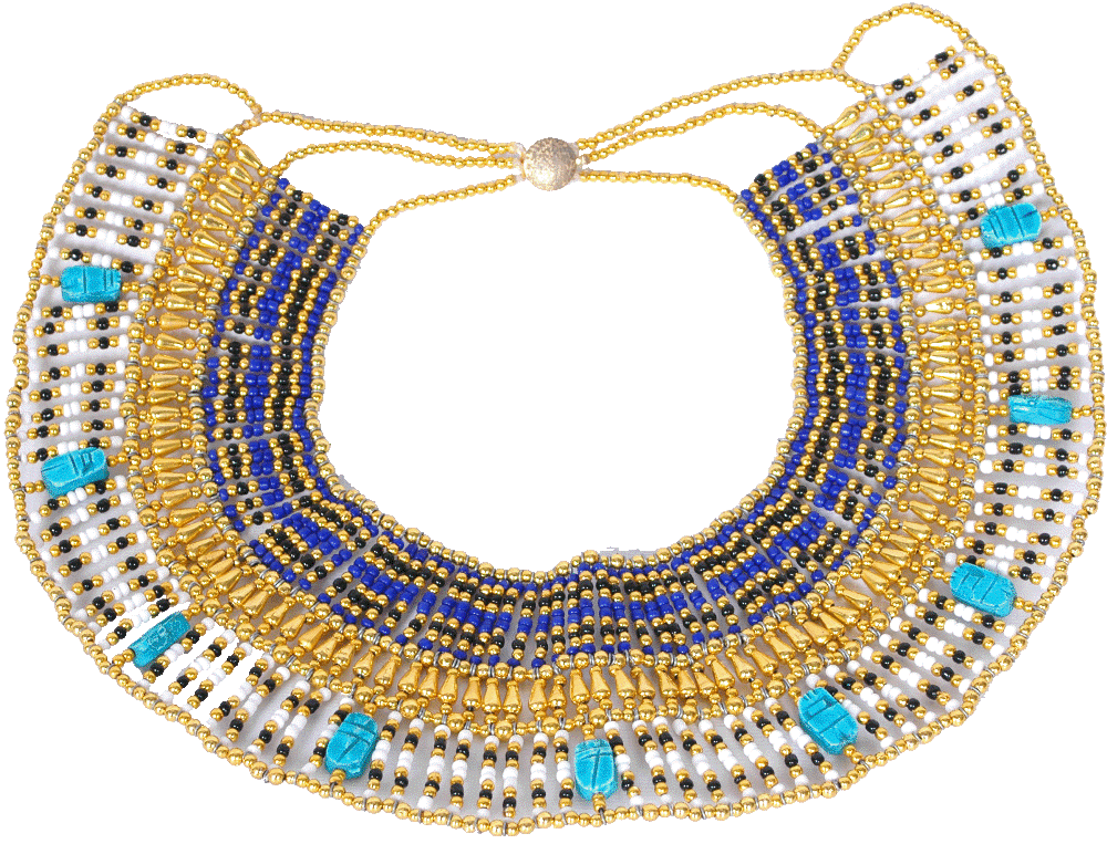 Cleopatra Necklace Collar ancient Egyptian queen costume jewelry - Click Image to Close