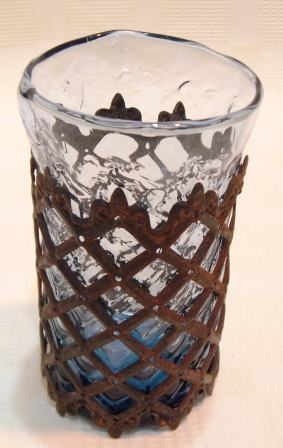 Decorative Old Style Glass Vase