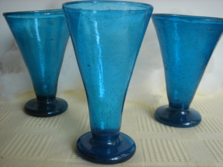 Glass Cone Cups