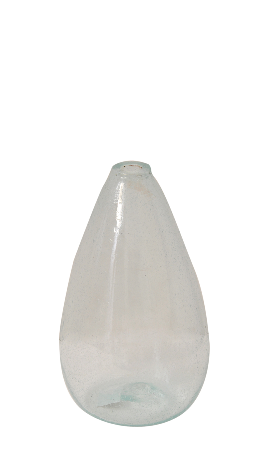 Tall Bud Vase 100% recycled glass mouth blown for a single flowe - Click Image to Close