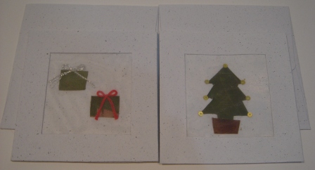 Recycled Paper Christmas cards