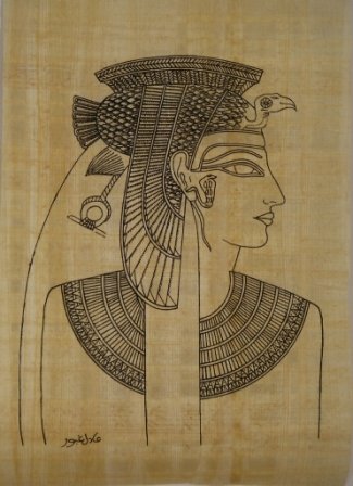 10 Outlined Egyptian Papyrus Sheets for Art Projects and Schools - Click Image to Close