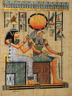 Reharaakhte and Hathor