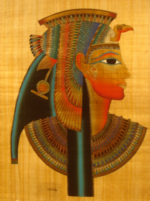 Cleopatra Egyptian Papyrus - Click Image to Close