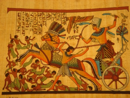 Battle Of Kadesh Egyptian Papyrus 116D