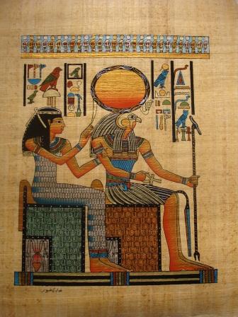 Reharakhte And Hathor - Click Image to Close