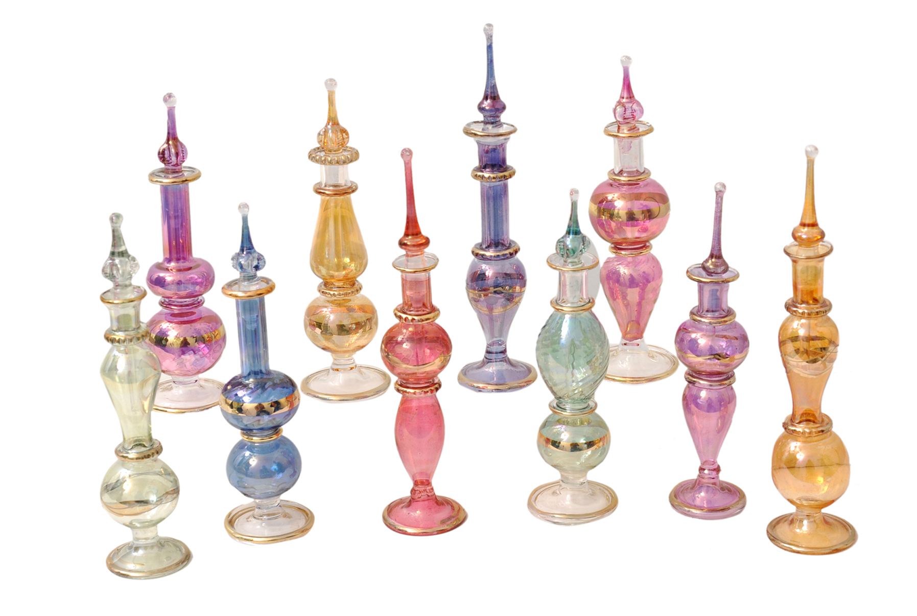 Genie Blown Glass Potion potions decorative miniature decorative - Click Image to Close