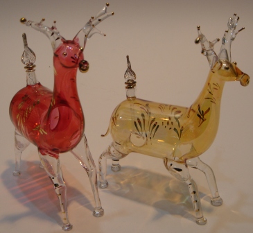 Deer Shape Glass Perfume Bottle