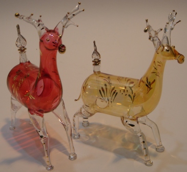 Deer Shape Glass Perfume Bottle