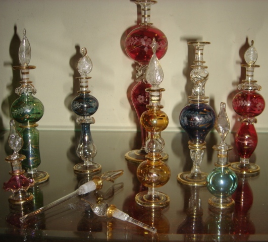 Mix Collection of 8 perfume bottles varying sizes