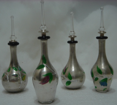 Silver Vase perfume bottle