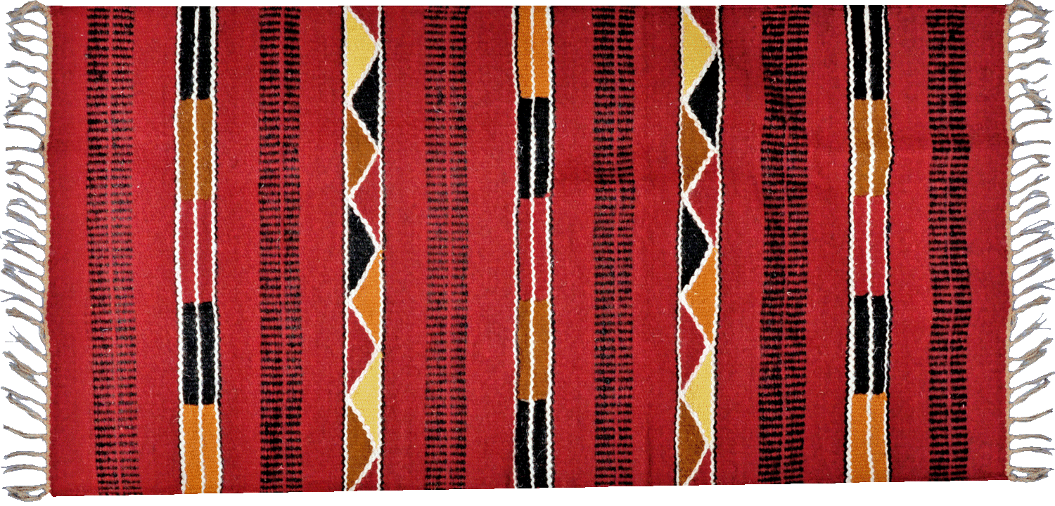 100% Wool hand loomed handmade Egyptian Tribal kilim rug 28x61 i