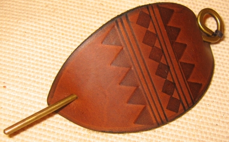 leather Hair Pin