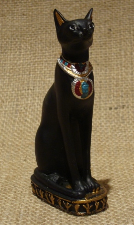 Medium EGYPTIAN BASTET CAT STATUE museum reproduction egypt