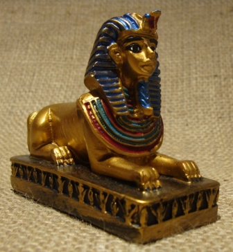Medium Ancient Egyptian Sphinx Statue Art Giza Pharaoh